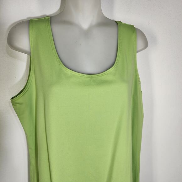Chicos Women Tank Top Size 2 Large Sleeveless Stretch Lightweight Basic Layering - Picture 3 of 9